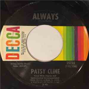 Patsy Cline - Always / Pick Me Up On Your Way Down download flac mp3