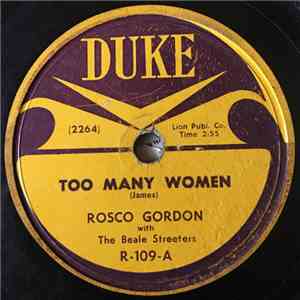 Rosco Gordon - Too Many Women / Wise To You Baby download flac mp3
