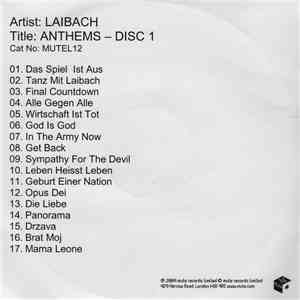 Laibach - Anthems download flac mp3