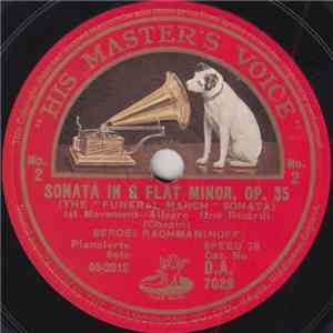 Sergei Rachmaninoff - Sonata In B Flat Minor, Op. 35 download flac mp3