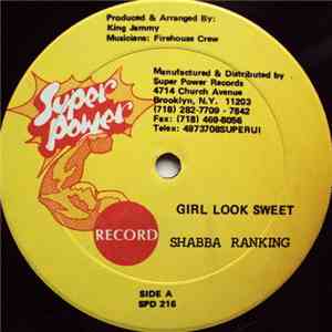 Shabba Ranking / Firehouse Crew - Girl Look Sweet download flac mp3