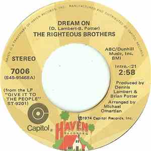 The Righteous Brothers - Dream On download flac mp3