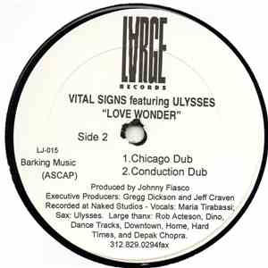 Vital Signs Featuring Ulysses - Love Wonder download flac mp3