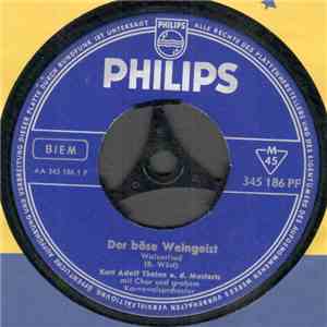 Kurt Adolf Thelen U. D. Mosterts - Der Böse Weingeist download flac mp3