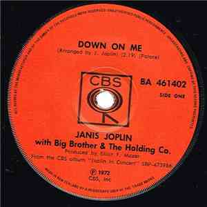 Janis Joplin With Big Brother & The Holding Co. - Down On Me download flac mp3