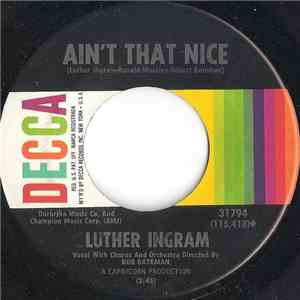 Luther Ingram - You Never Miss Your Water download flac mp3