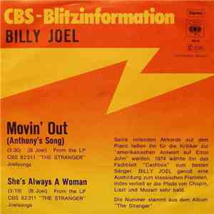 Billy Joel - Movin' Out (Anthony's Song) / She's Always A Woman download flac mp3