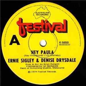 Ernie Sigley & Denise Drysdale - Hey Paula download flac mp3