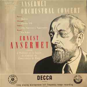 Ravel, Honegger, Dukas / Ernest Ansermet, L'Orchestre De La Société Des Concerts Du Conservatoire Du Paris - Ansermet Orchestral Concert download flac mp3
