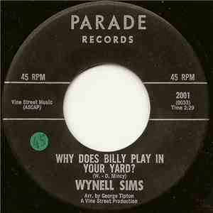 Wynell Sims - Why Does Billy Play In Your Yard? download flac mp3