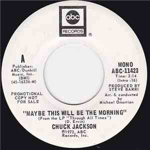Chuck Jackson - Maybe This Will Be The Morning download flac mp3