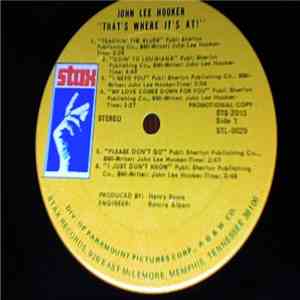 John Lee Hooker - That's Where It's At download flac mp3