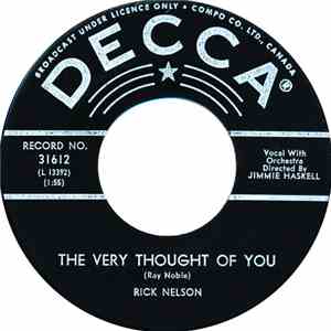Rick Nelson - The Very Thought Of You download flac mp3