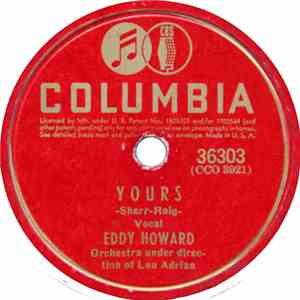 Eddy Howard - Yours / I Went Out Of My Way download flac mp3