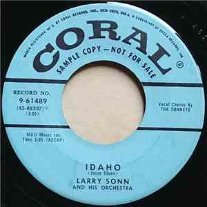 Larry Sonn Orchestra - Idaho / Follow That Man download flac mp3