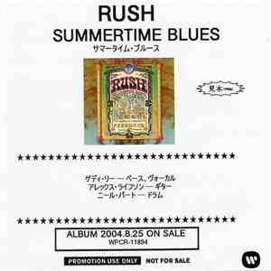 Rush - Summertime Blues download flac mp3