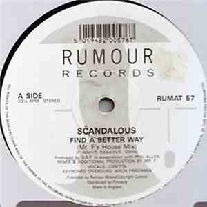 Scandalous  - Find A Better Way download flac mp3