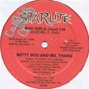 Betty Boo  & Ms. Thang  - Bad Girls download flac mp3