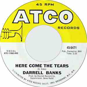 Darrell Banks - Here Come The Tears / I've Got That Feelin' download flac mp3