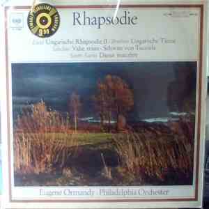 Franz Liszt, Johannes Brahms, Jean Sibelius, Camille Saint-Saëns, Eugene Ormandy, The Philadelphia Orchestra - Rhapsodie download flac mp3