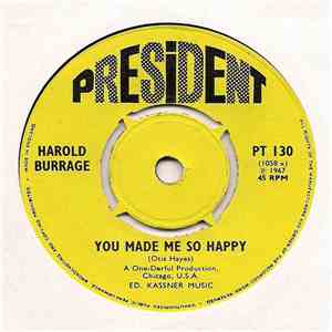 Harold Burrage - You Made Me So Happy download flac mp3