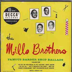 The Mills Brothers - Famous Barber Shop Ballads, Volume One download flac mp3