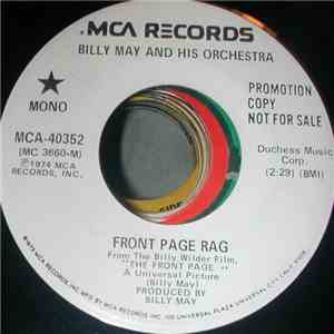 Billy May And His Orchestra - Front Page Rag download flac mp3