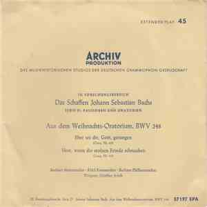 Johann Sebastian Bach - Berliner Motettenchor • RIAS-Kammerchor • Berliner Philharmoniker Dirigent: Günther Arndt - Aus Dem Weihnachts-Oratorium, BWV 248 download flac mp3