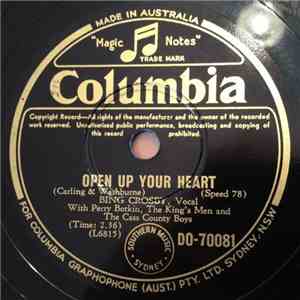 Bing Crosby - Open Up Your Heart / Walk Me By The River download flac mp3