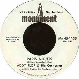 Addy Flor & His Orchestra - Paris Nights download flac mp3