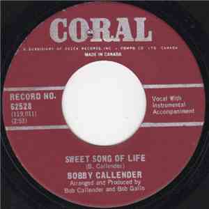 Bobby Callender - Sweet Song Of Life download flac mp3
