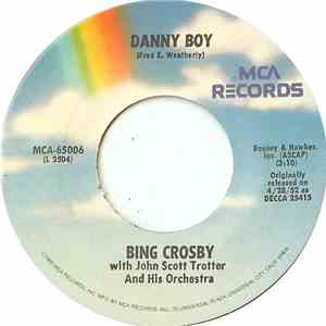 Bing Crosby - Danny Boy / Dear Little Boy Of Mine download flac mp3