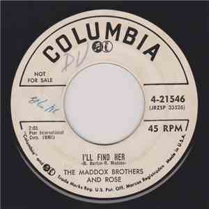 Maddox Brothers and Rose - I'll Find Her / Wish You Would download flac mp3