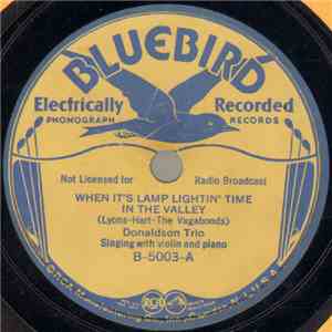Donaldson Trio - When It's Lamp Lightin' Time In The Valley / The Hills Of Tennessee Are Calling Me download flac mp3