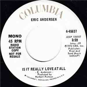 Eric Andersen  - Is It Really Love At All download flac mp3