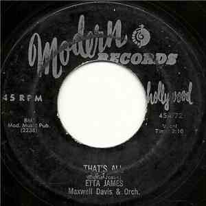 Etta James - That's All / W-O-M-A-N download flac mp3