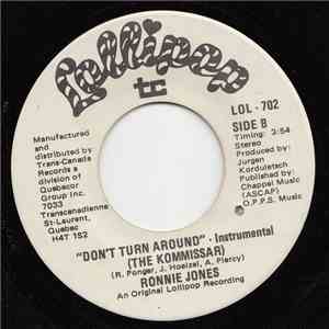Ronnie Jones - Don't Turn Around (The Kommissar) download flac mp3