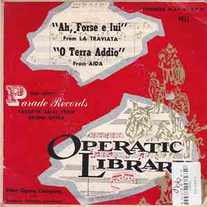State Opera Company - Ah, Forse E Lui / O Terra Addio download flac mp3