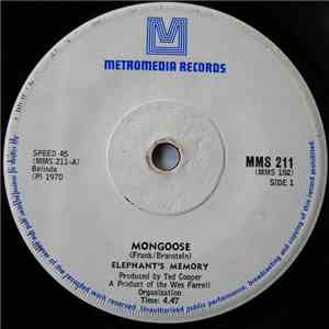 Elephants Memory - Mongoose download flac mp3