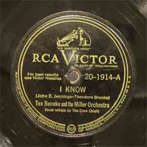 Tex Beneke, Miller Orchestra, The - I Know / Everybody Loves My Baby (My Baby) download flac mp3