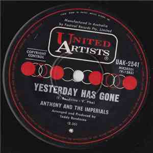 Anthony & The Imperials - Yesterday Has Gone download flac mp3