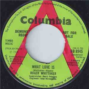 Roger Whittaker - What Love Is download flac mp3