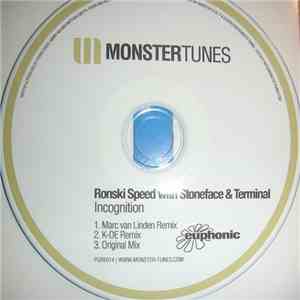 Ronski Speed With Stoneface & Terminal - Incognition download flac mp3