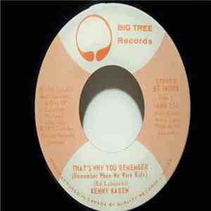 Kenny Karen - That's Why You Remember /A Nice Place To Live download flac mp3