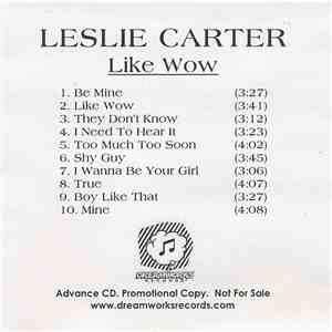 Leslie Carter  - Like Wow download flac mp3