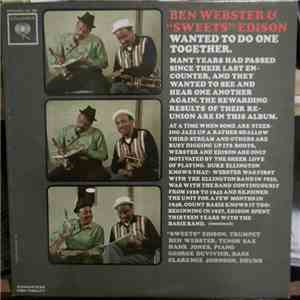 Ben Webster & "Sweets" Edison - Wanted To Do One Together download flac mp3