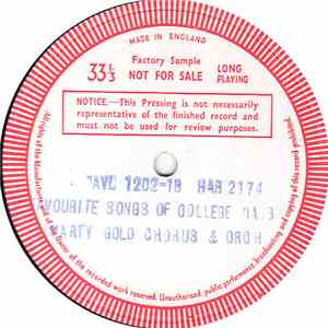 Marty Gold and his Orchestra and Chorus - Favourite Songs Of College Days download flac mp3