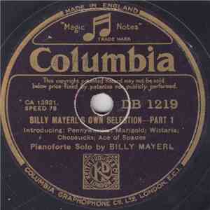 Billy Mayerl - Billy Mayerl's Own Selection download flac mp3
