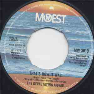 The Devastating Affair - That's How It Was (Right From The Start) / It's So Sad download flac mp3