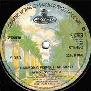 The Four Seasons - Harmony, Perfect Harmony / Who Loves You download flac mp3